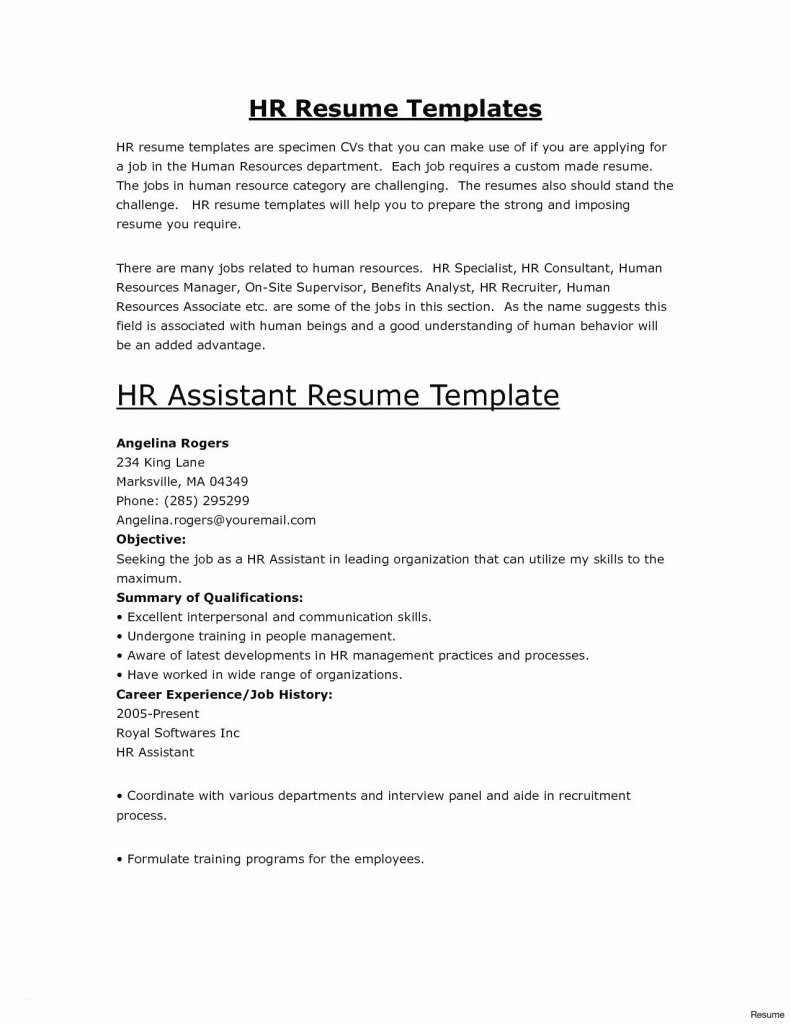 12 Online Resume Templates Examples | Resume Database Template