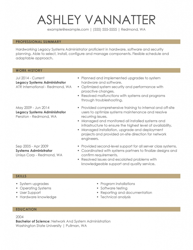 30+ Resume Examples: Viewindustry &amp; Job Title