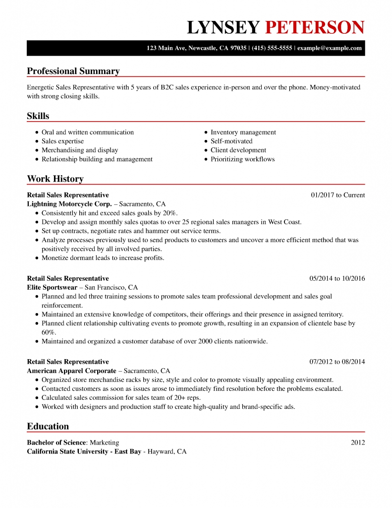 30+ Resume Examples: Viewindustry &amp; Job Title