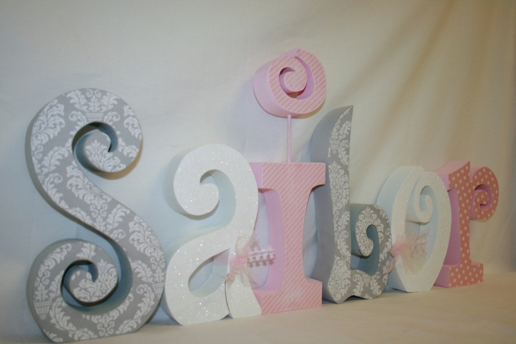 54 Wooden Letters For Baby Room, Wooden Name Sign Wooden Names