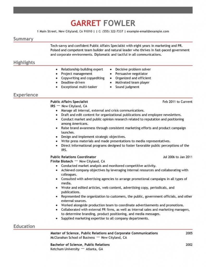 7 Amazing Government &amp; Military Resume Examples | Livecareer