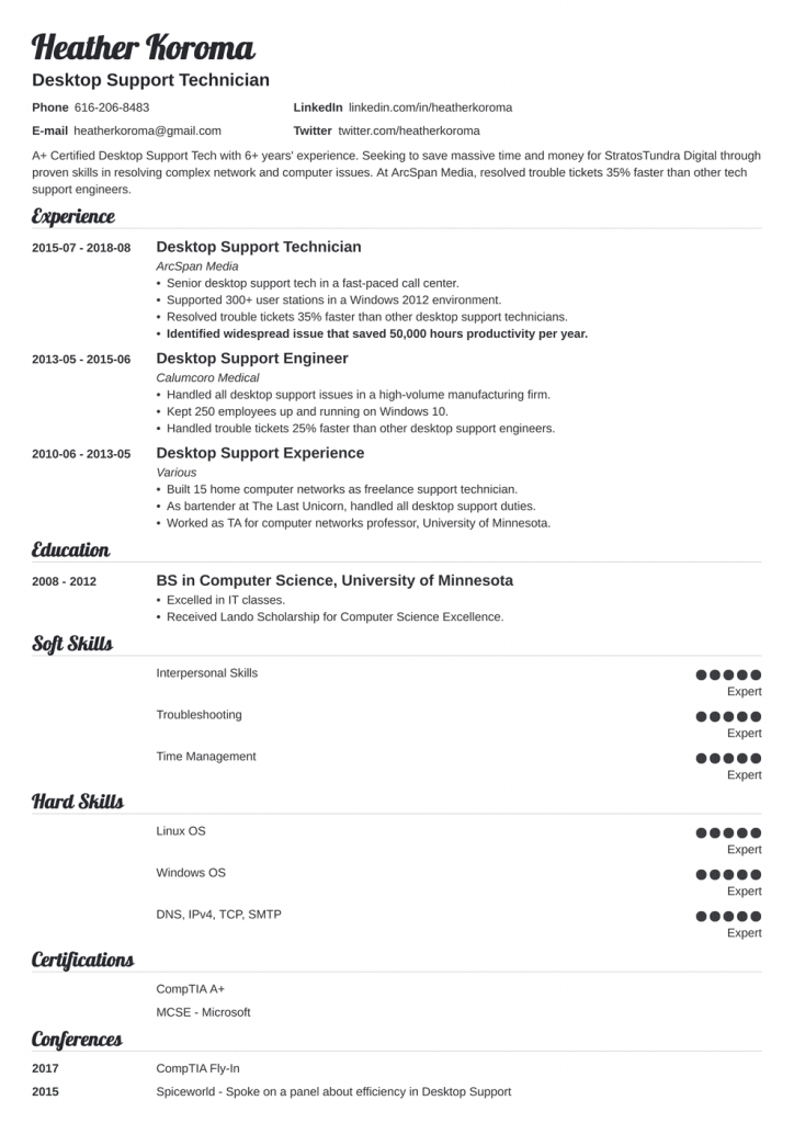 Bookkeeper Resume: Sample And Complete Guide [+20 Examples]