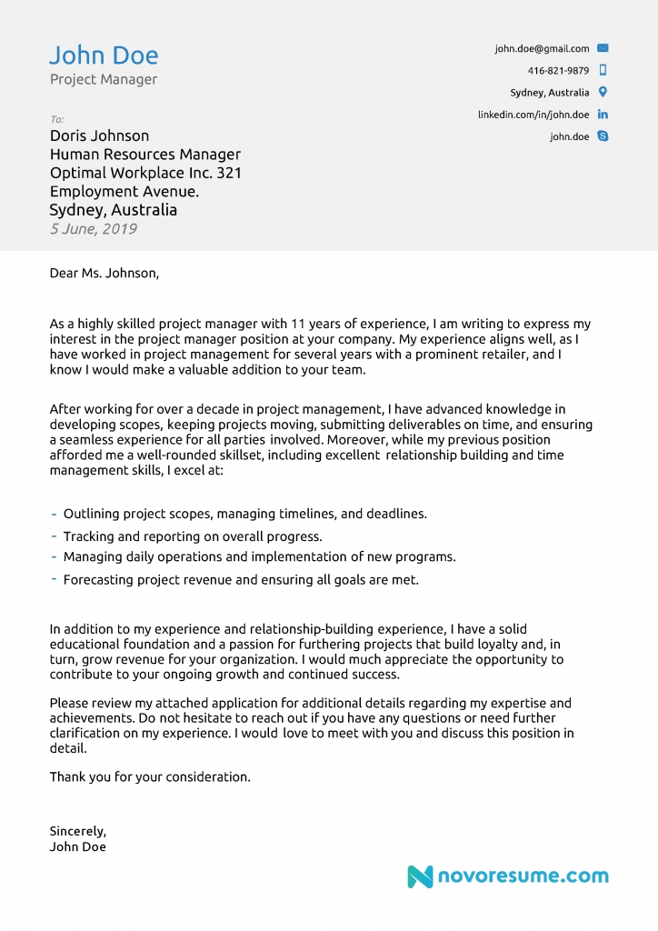 Cover Letter Examples For 2019 [+writing Tips]