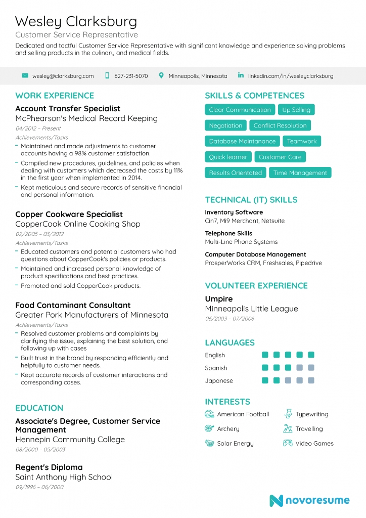 Customer Service Resume [2019] - Examples &amp; Guide