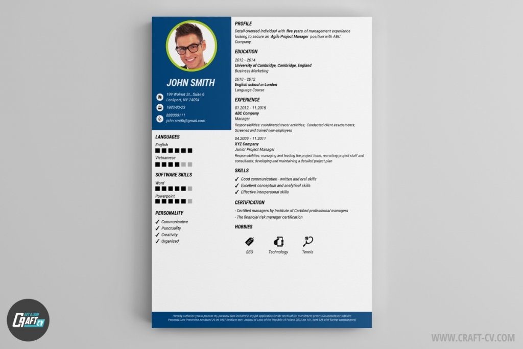 Cv Maker | Professional Cv Examples | Online Cv Builder | Craftcv