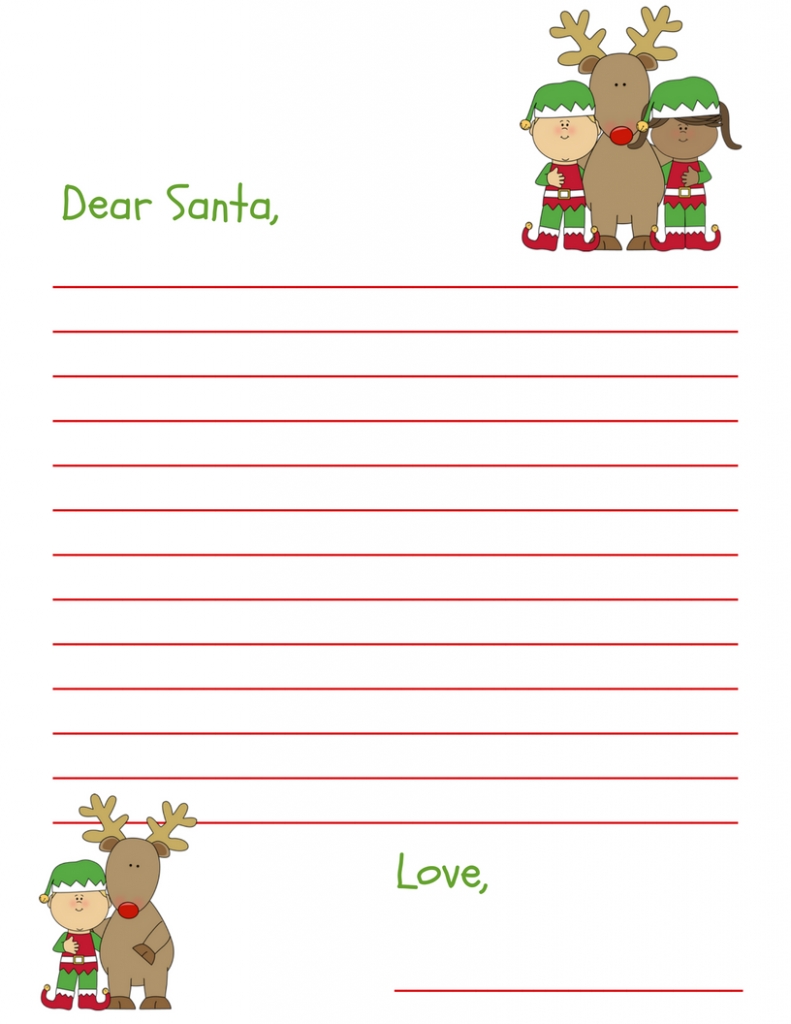 Dear Santa Letter - Free Printable For Kids And Grandkids - An Alli