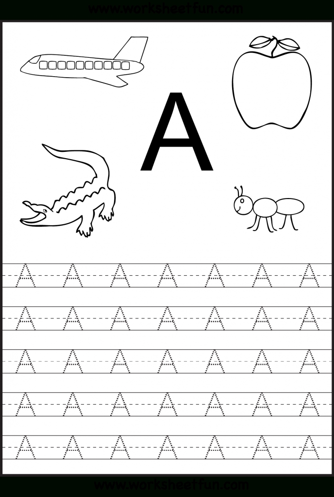 Letter Tracing (website Has Loads Of Printable Worksheets