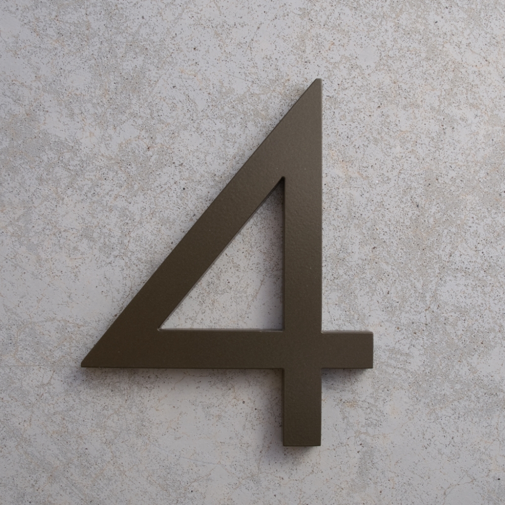 Modern House Numbers And Letters