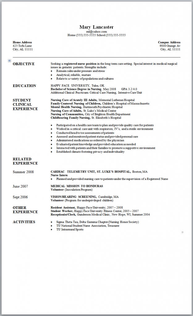 Nursing Graduates | School | Student Nurse Resume, Nursing Resume