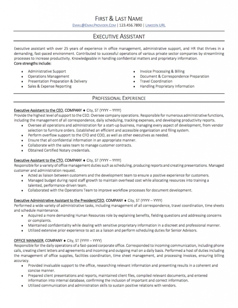 Office Administrative Assistant Resume Sample | Professional Resume