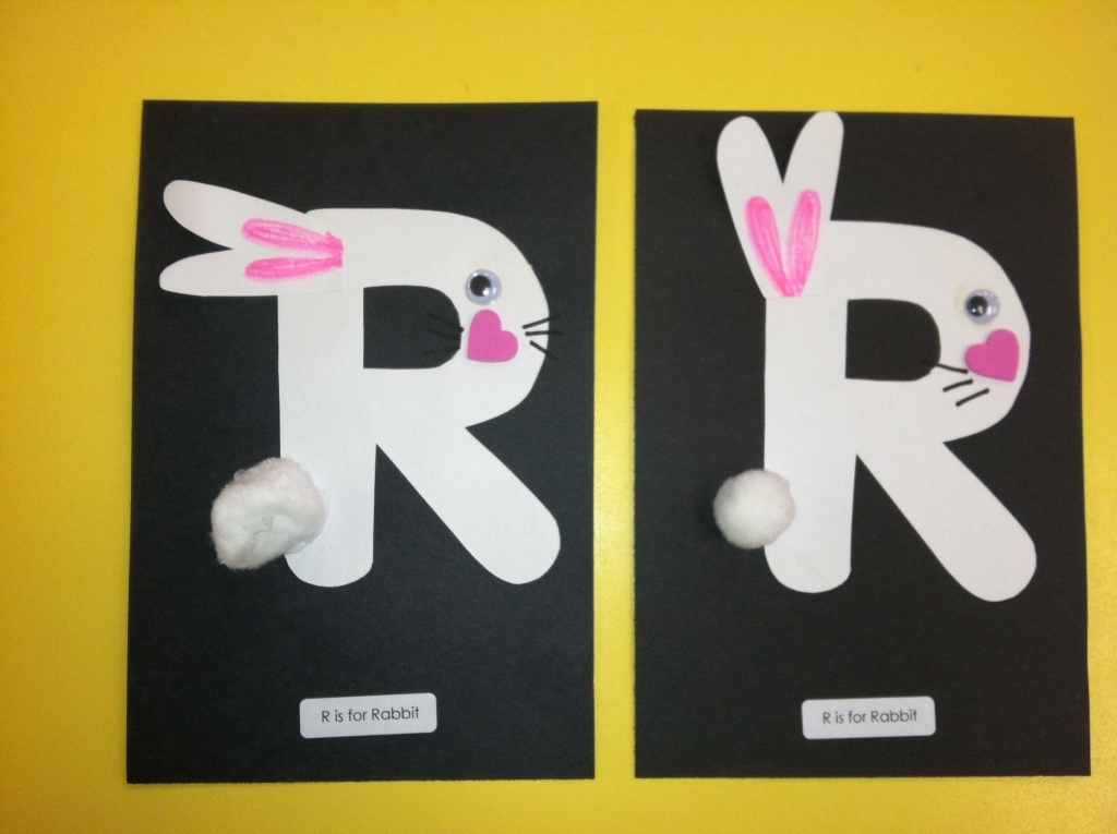 Preschool Art Raccoon Letter Art | Creative Tots » Blog Archive