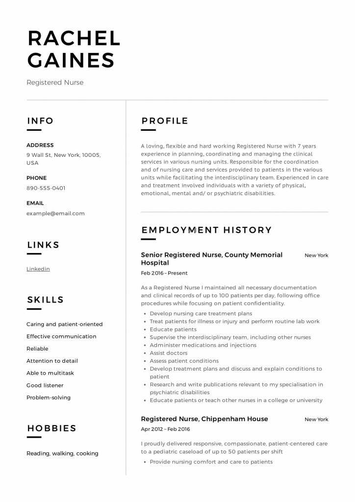 Registered Nurse Resume Sample &amp; Writing Guide | +12 Samples | Pdf |