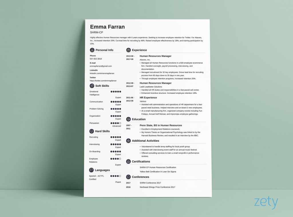 Resume Layout: 20+ Templates, Examples &amp; Complete Design Guide