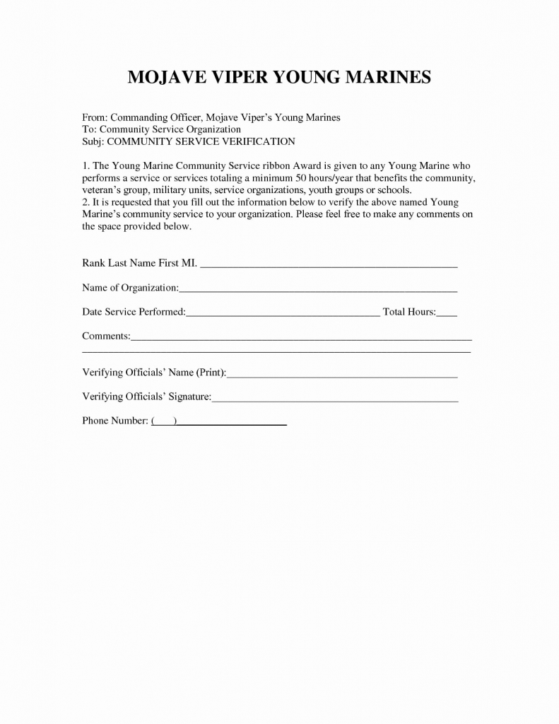 Sample Volunteer Hours Letter Template - Ferdin.yasamayolver