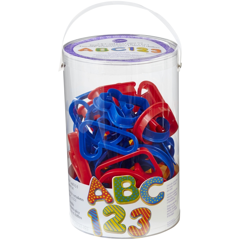 Wilton Cookie Cutter Set, Abc &amp; 123, 50 Pc. - Walmart
