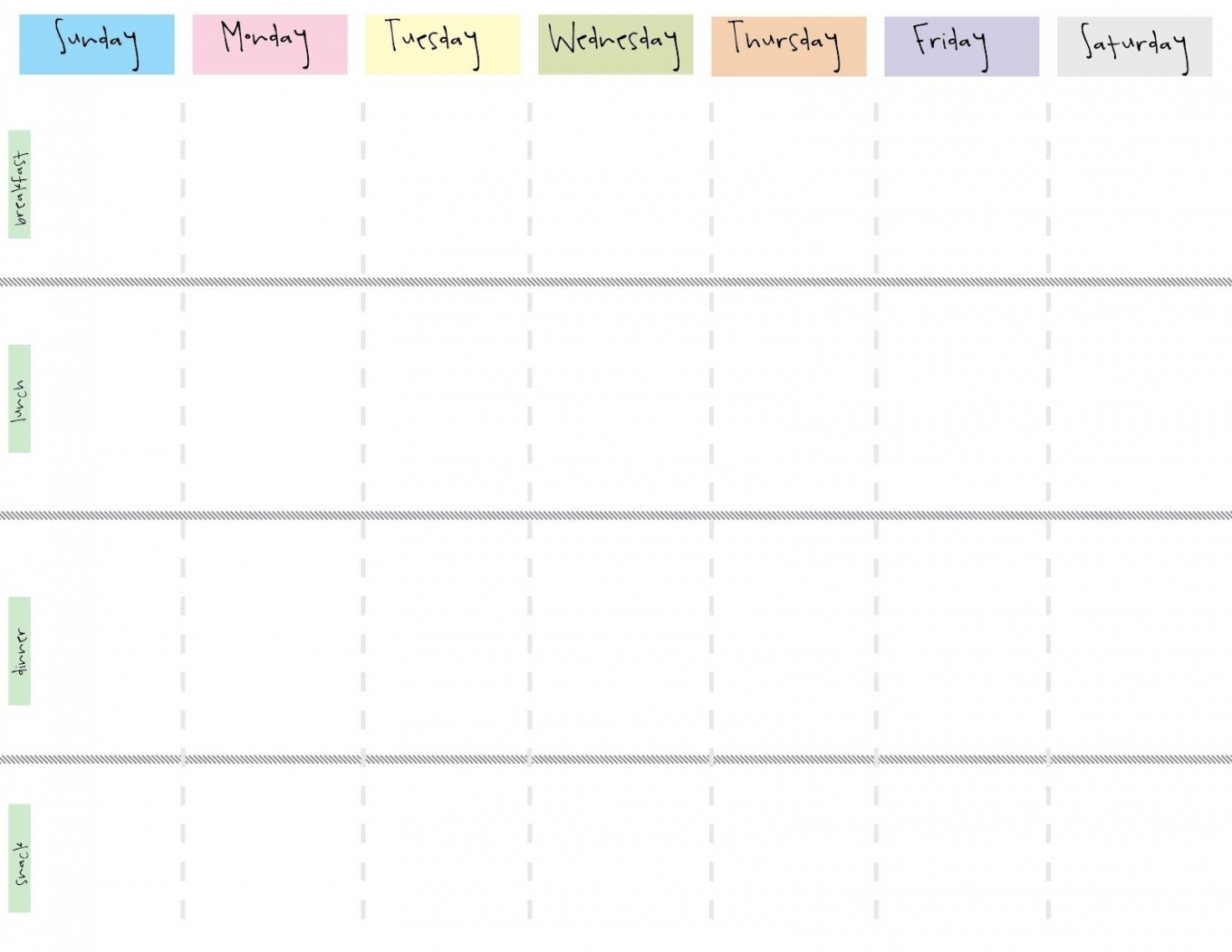 Printable Calendar Weekly