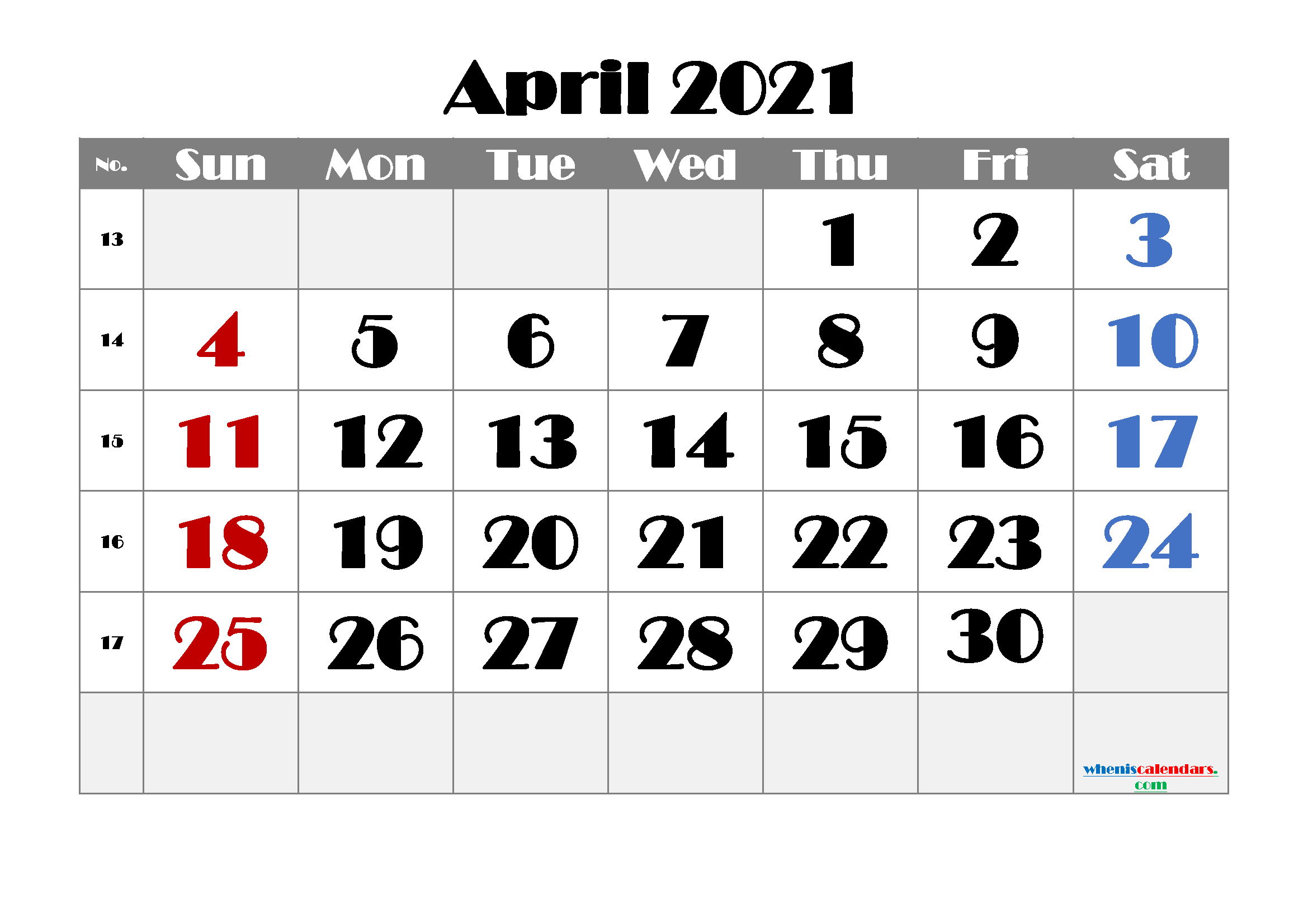 March April May 2021 Printable Calendar