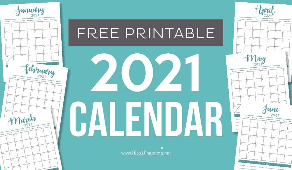 Free Printable 2021 Monthly Calendar With Us Holidays