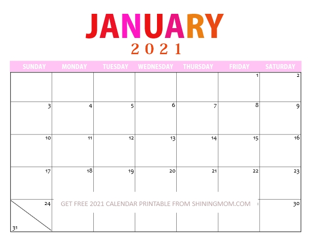 December 2021 Calendar Printable Waterproof