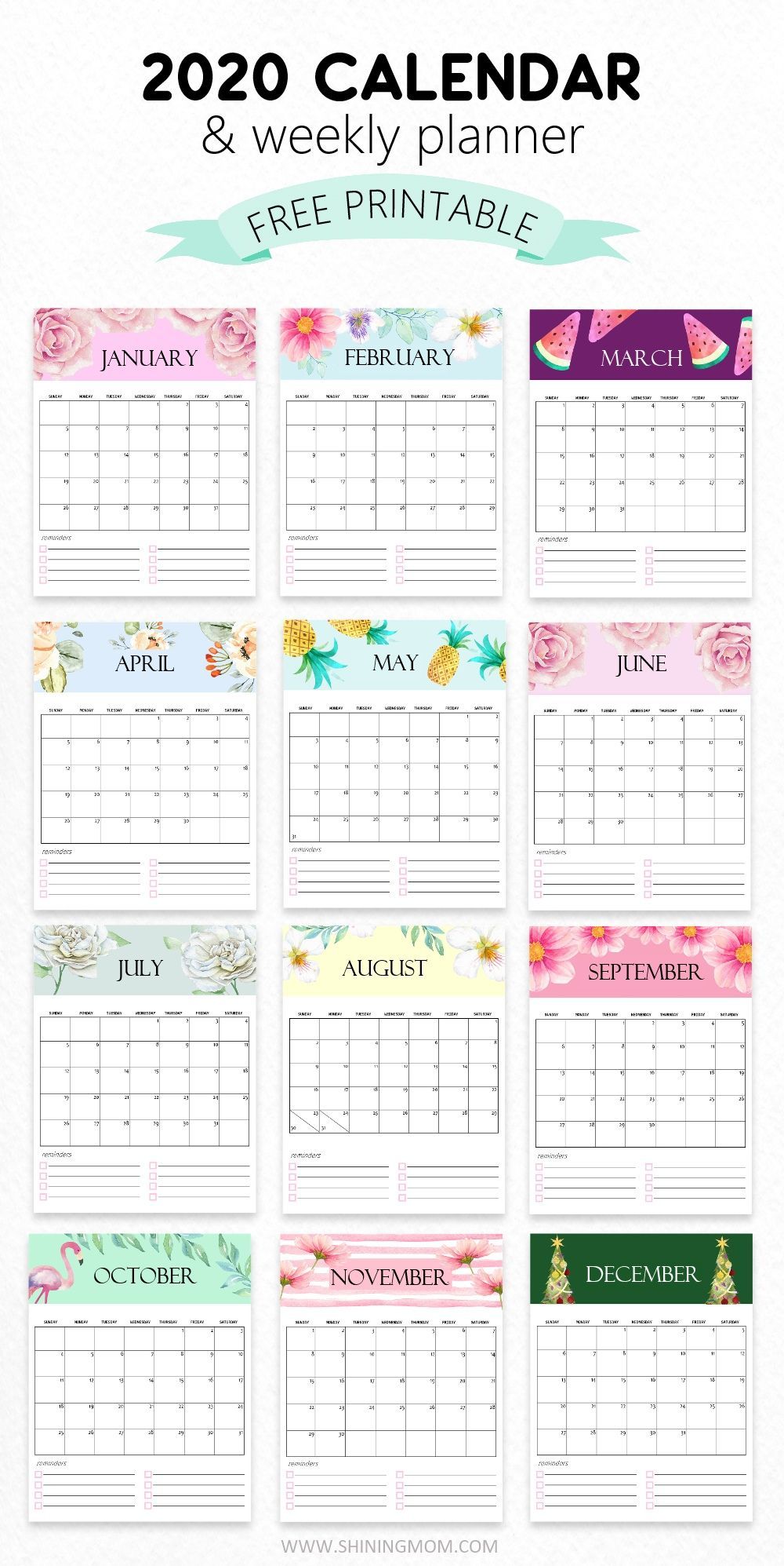 Google Free Printable Calendar 2021