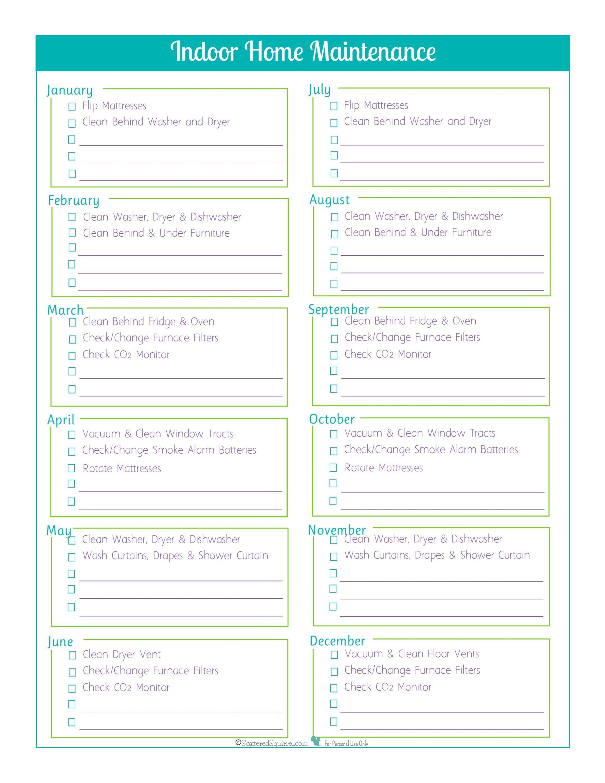 Bill Calendar Monthly Bill Free Printable Bill Payment Checklist