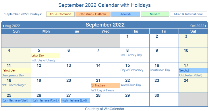 Printable 2022 Calendar With Us Holidays