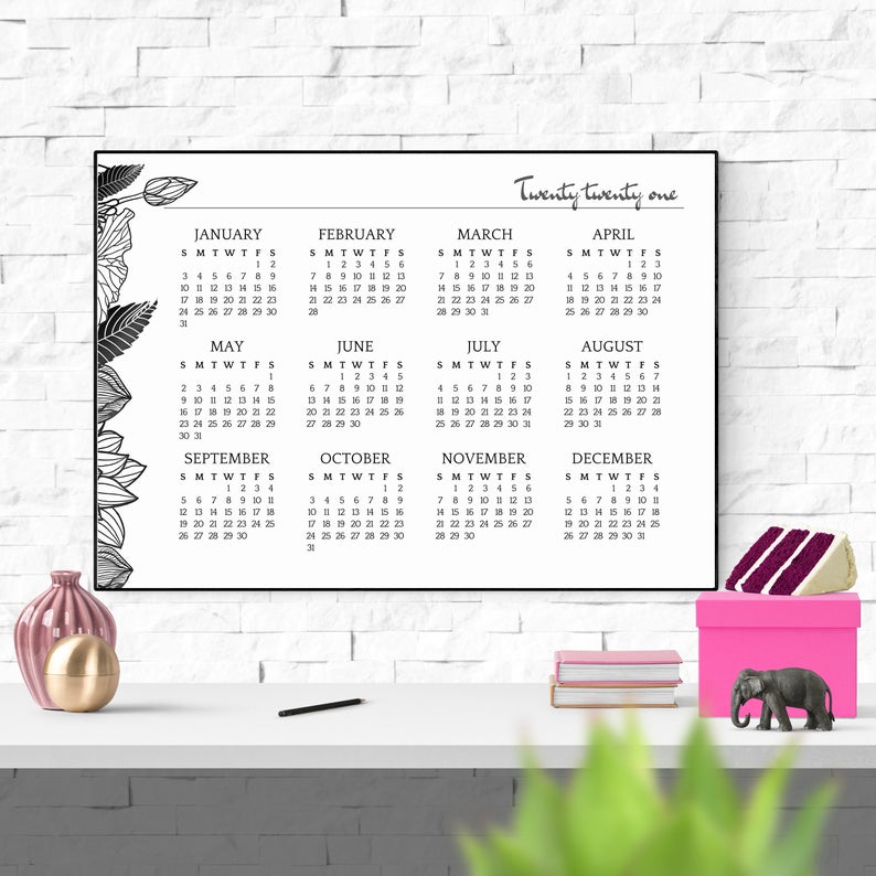 Printable Wall Calendar 2022