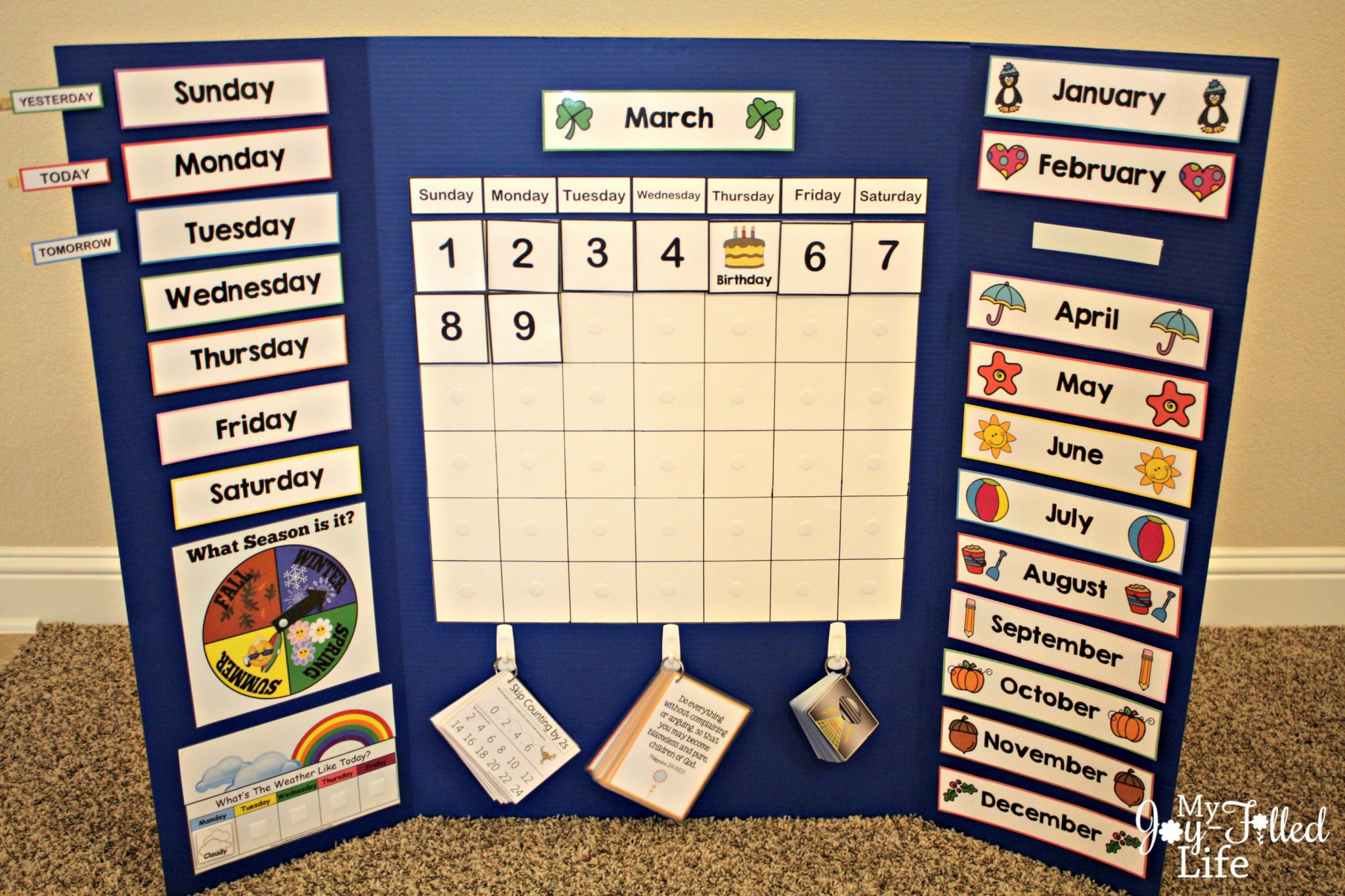 Preschool Calendar Template Printable's