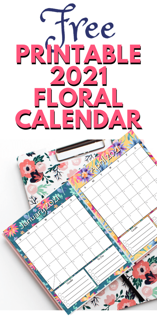 Printable Calendar Months 2021