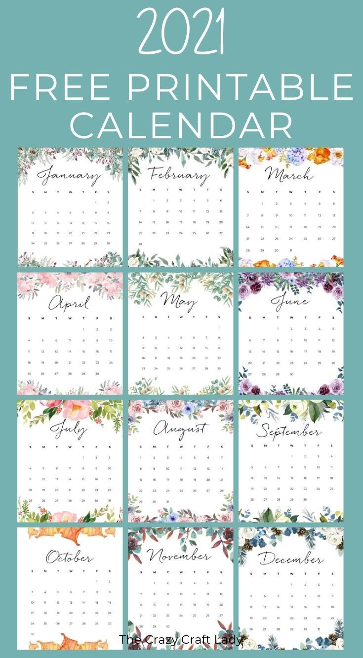 Free Calendar By Mail 2021