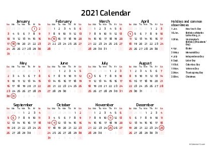 Fun Printable Calendar 2022