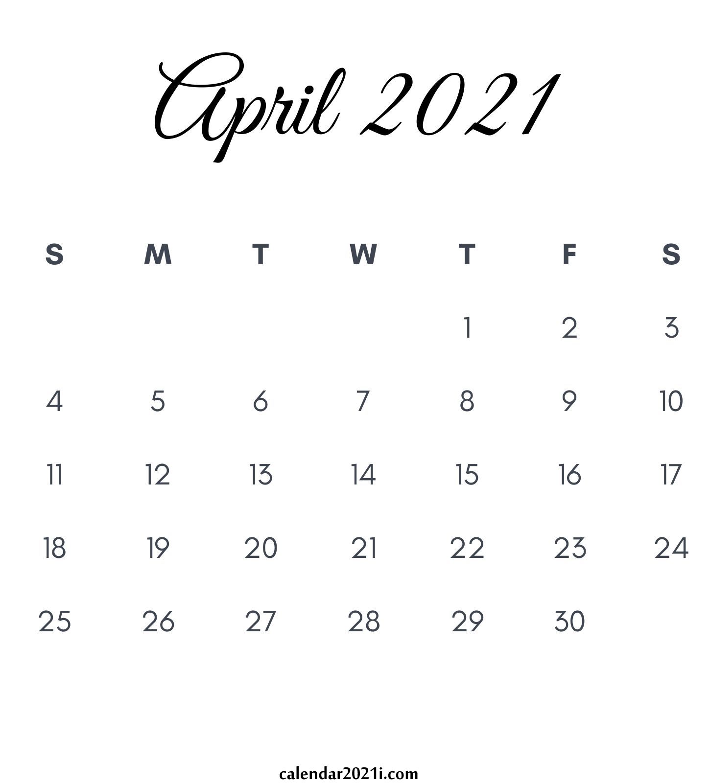 Free Printable Monthly Calendar March 2021