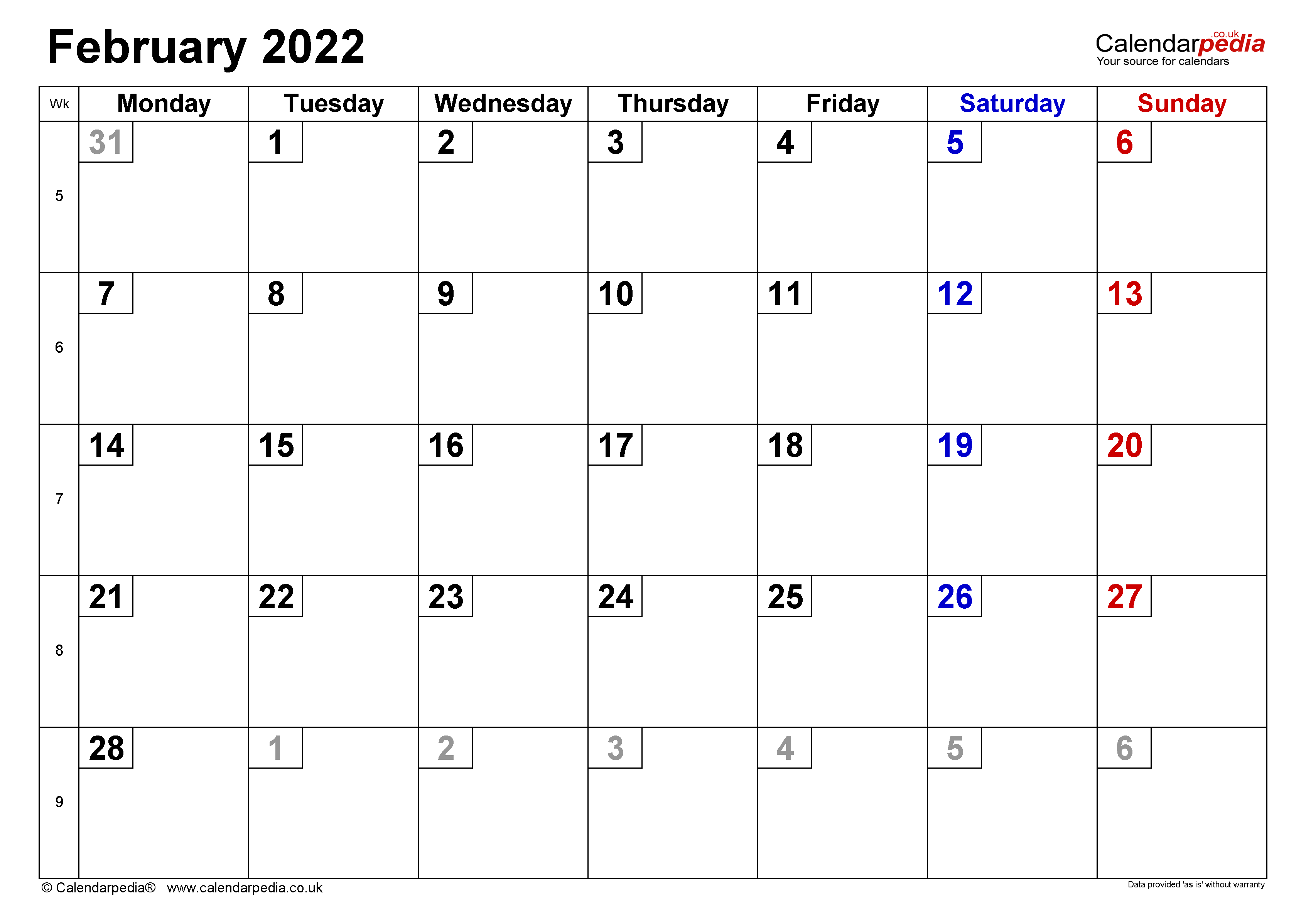 Printable 2022 15 Calendar