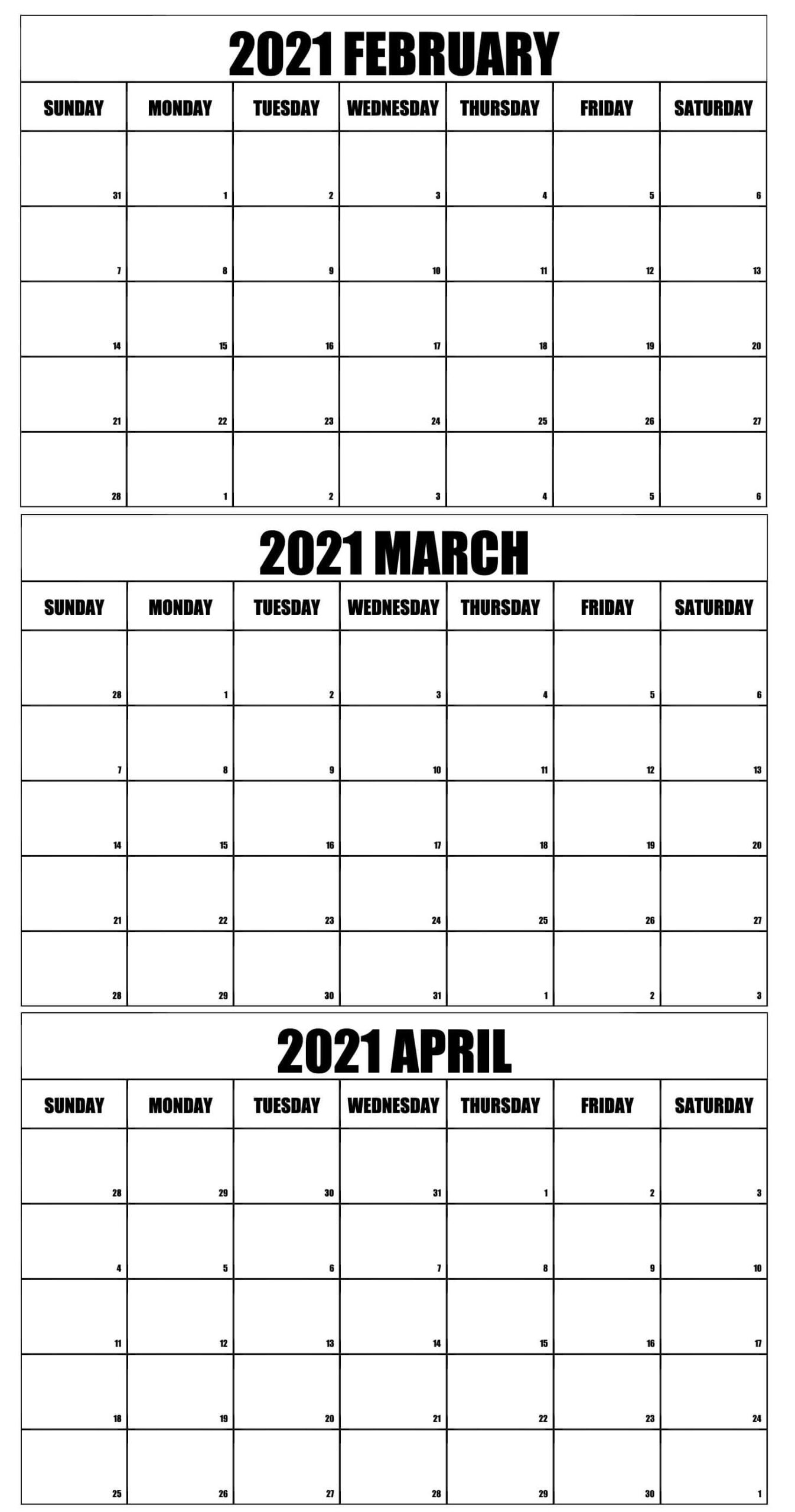 Blank May 2021 Calendar Printable