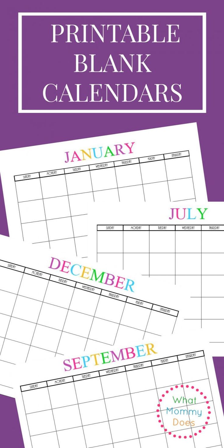 Free Cute Printable Calendars 2022