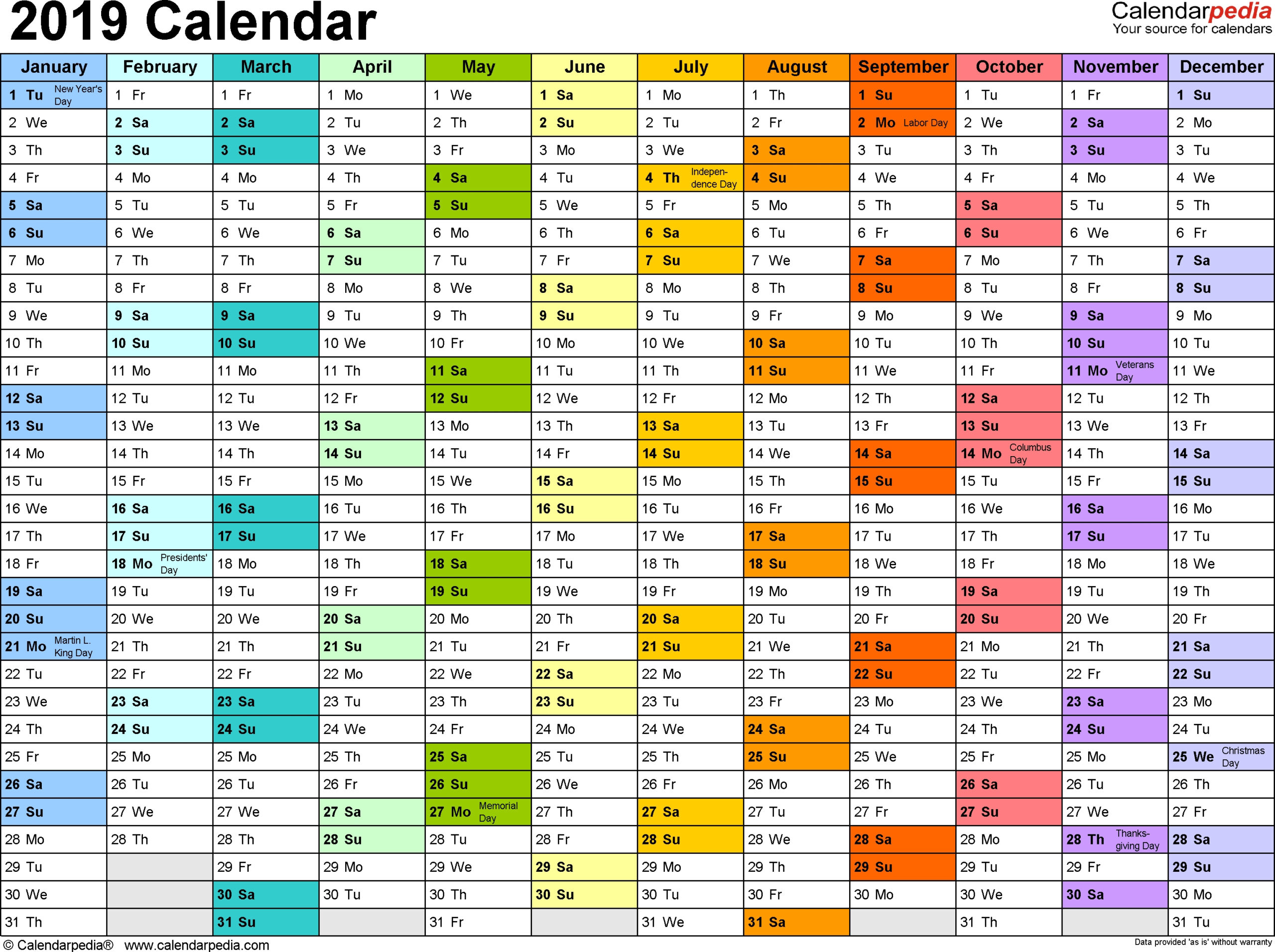 Countdown Calendars Printable