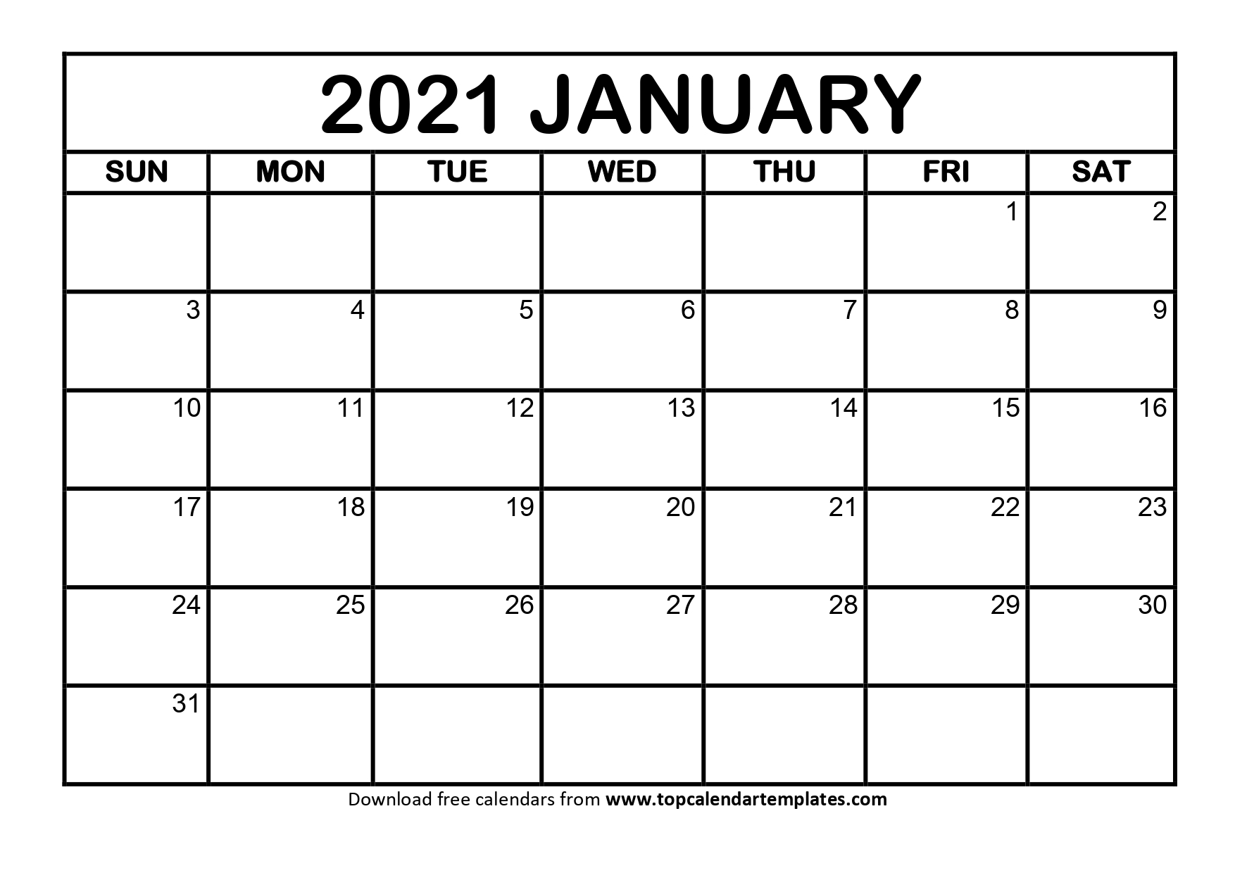 Nice Printable Calendar 2021