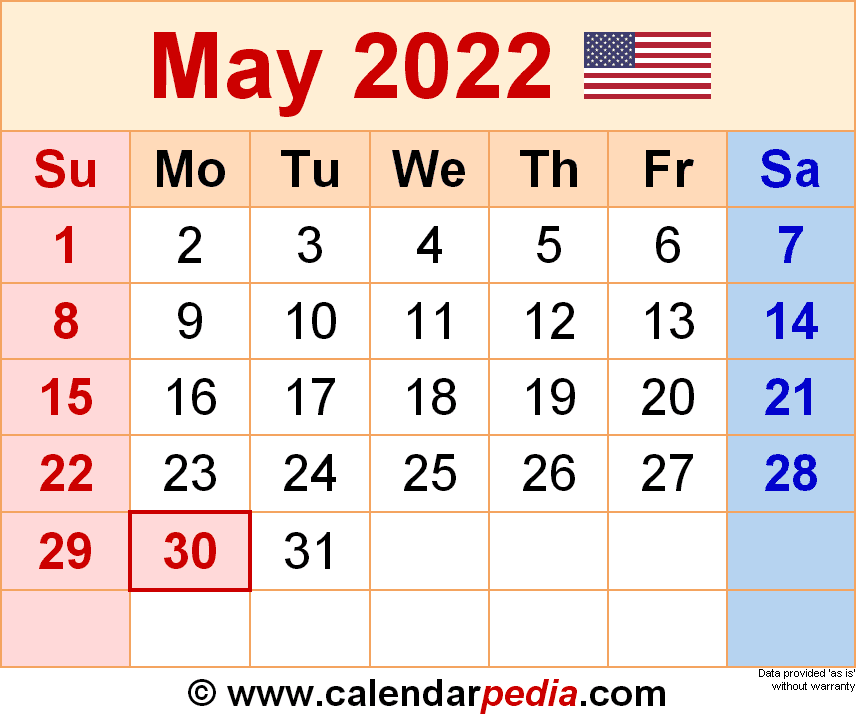 Printable Uk Calendar 2022