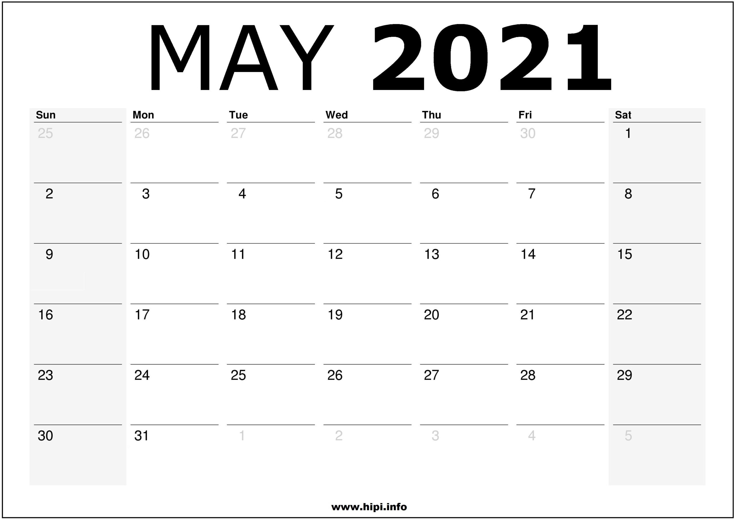 Printable Anime Calendar 2021
