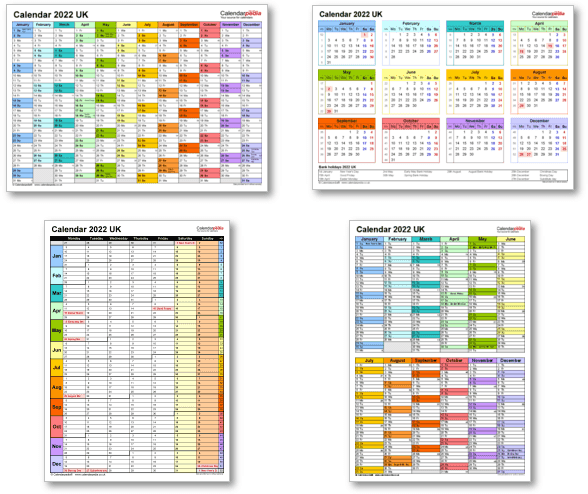 2022 And 2022 Printable Calendars