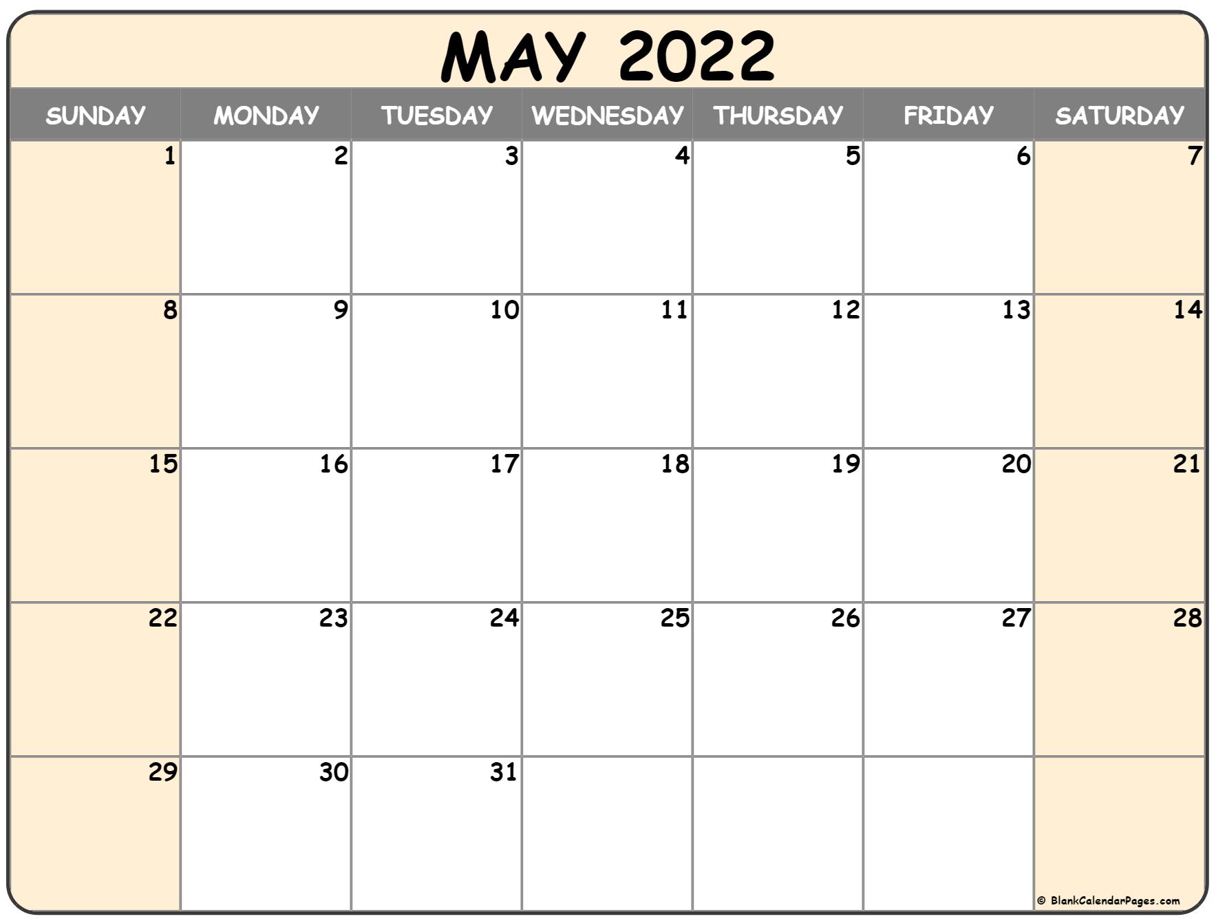Free Printable 2022 Calendar With Holidays Pdf