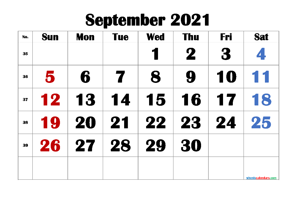 Calendar September 2021 To May 2022