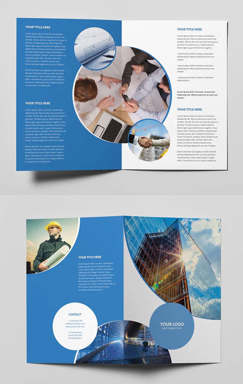 Bi Fold Brochure Template