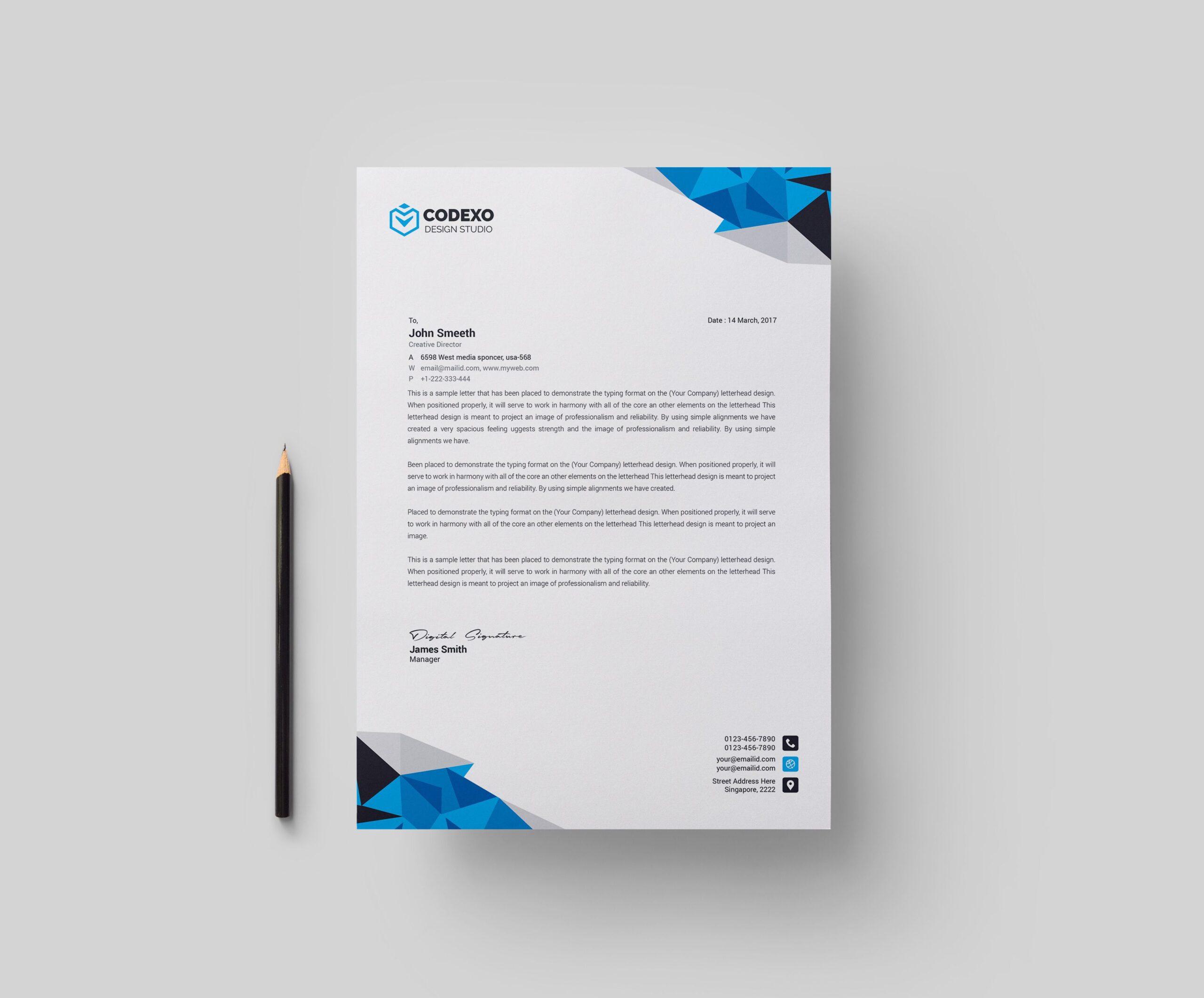 Professional Letterhead Template
