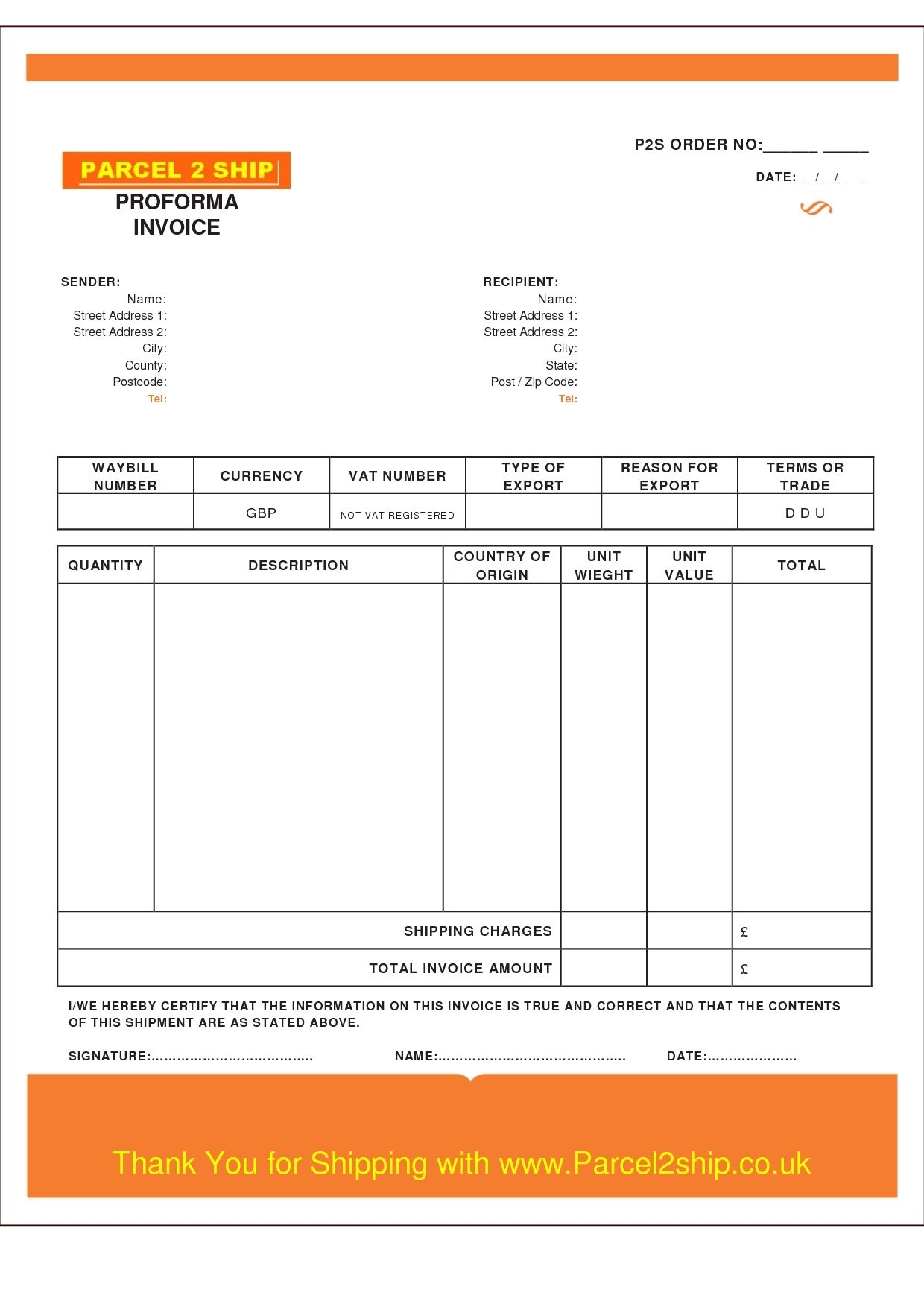 Simple Invoice Template