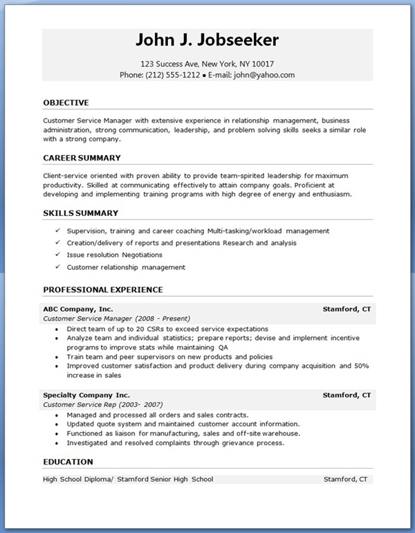 Professional Resume Template