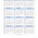 Free Printable One Page 2023 Calendar