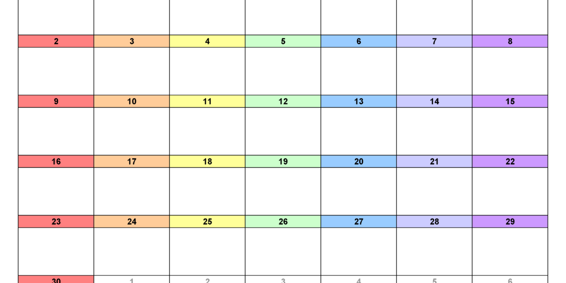 April 2023 Calendar Free Printable