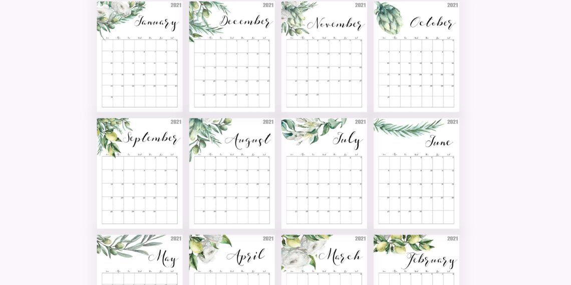 Aesthetic Calendar 2023 Printable