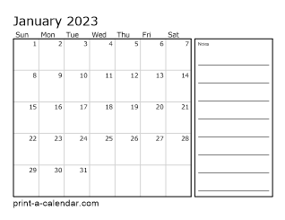 Free Printable Bill Calendar 2023